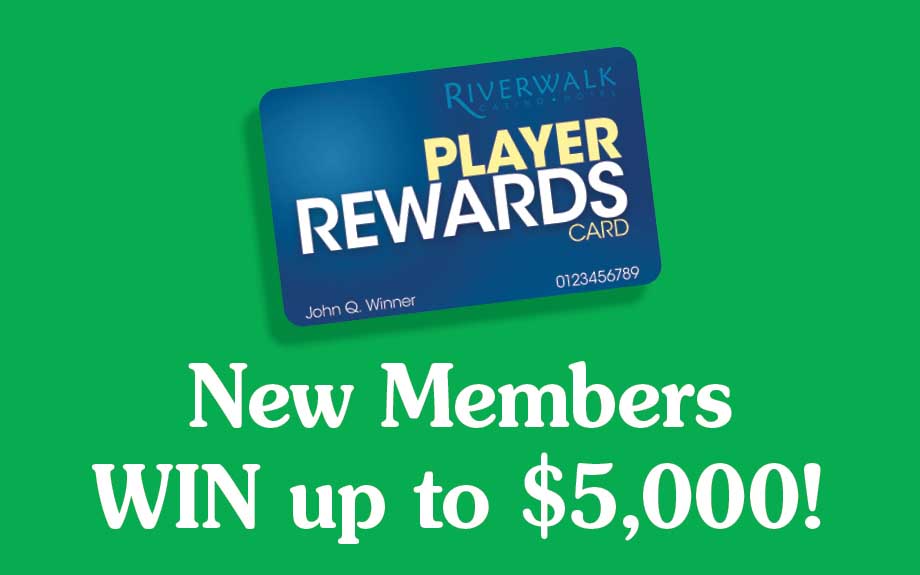 Riverwalk Casino New Member Free Play Offer